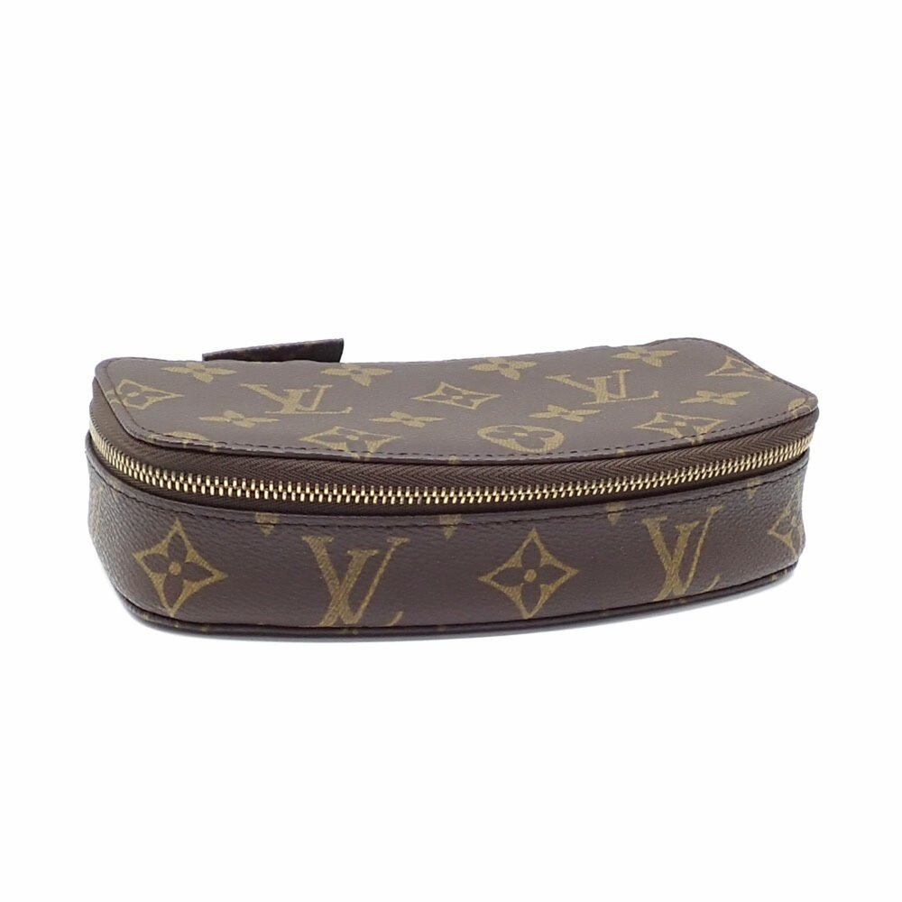 Louis Vuitton Monogram Brown and Gold Zip Pouch